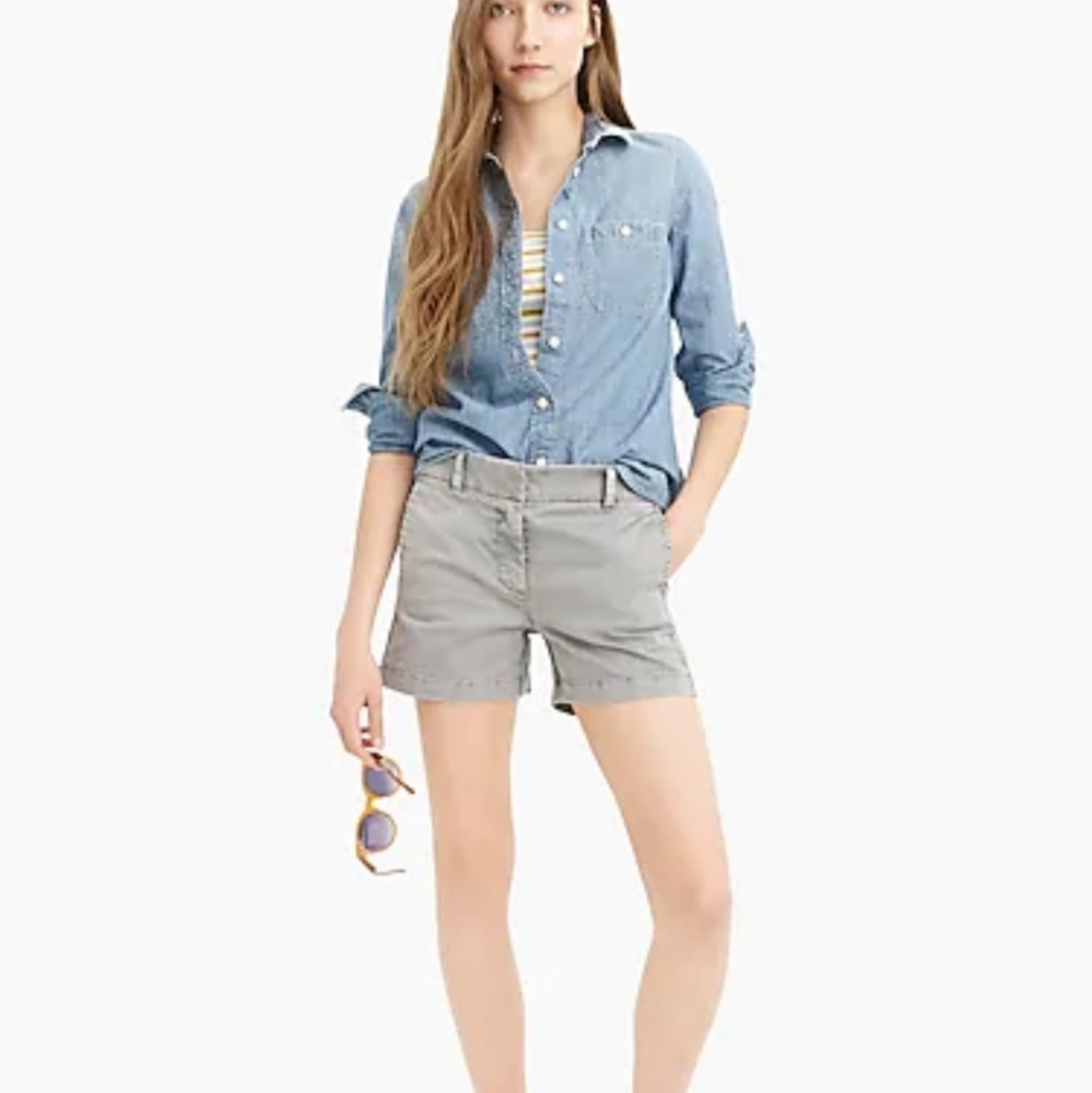 J.Crew Classic Summer Chino Short color navy